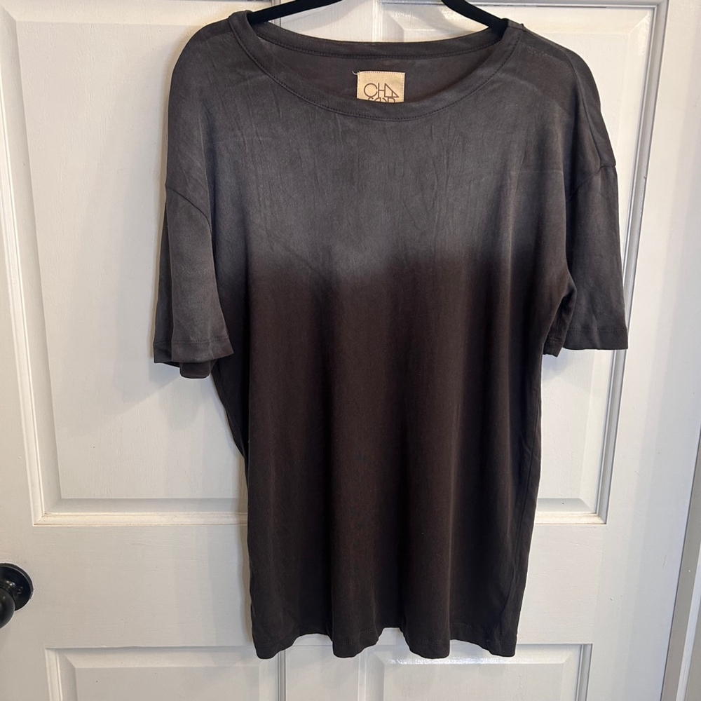 Women's Chaser T-Shirt, S, Dark Gray ombré